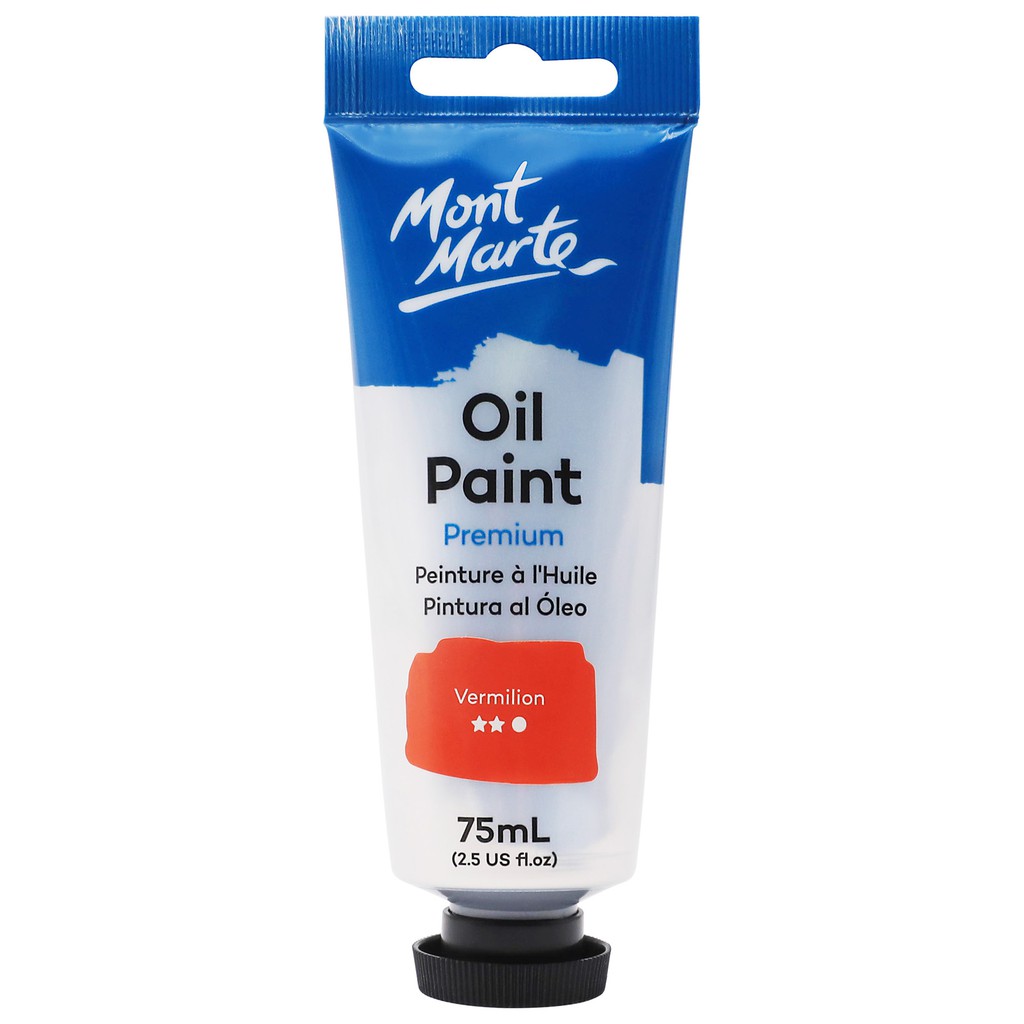 BÁN LẺ - MÀU SƠN DẦU CAO CẤP MONT MARTE TUÝP 75 ML - MONT MARTE OIL PAINT 75 ML