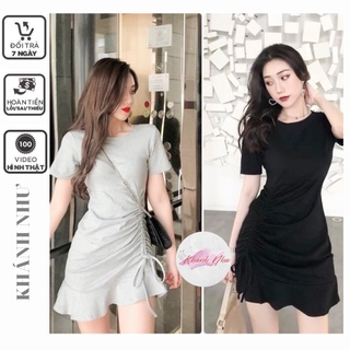Váy đầm body đuôi cá rút dây eo siêu hot - freeship