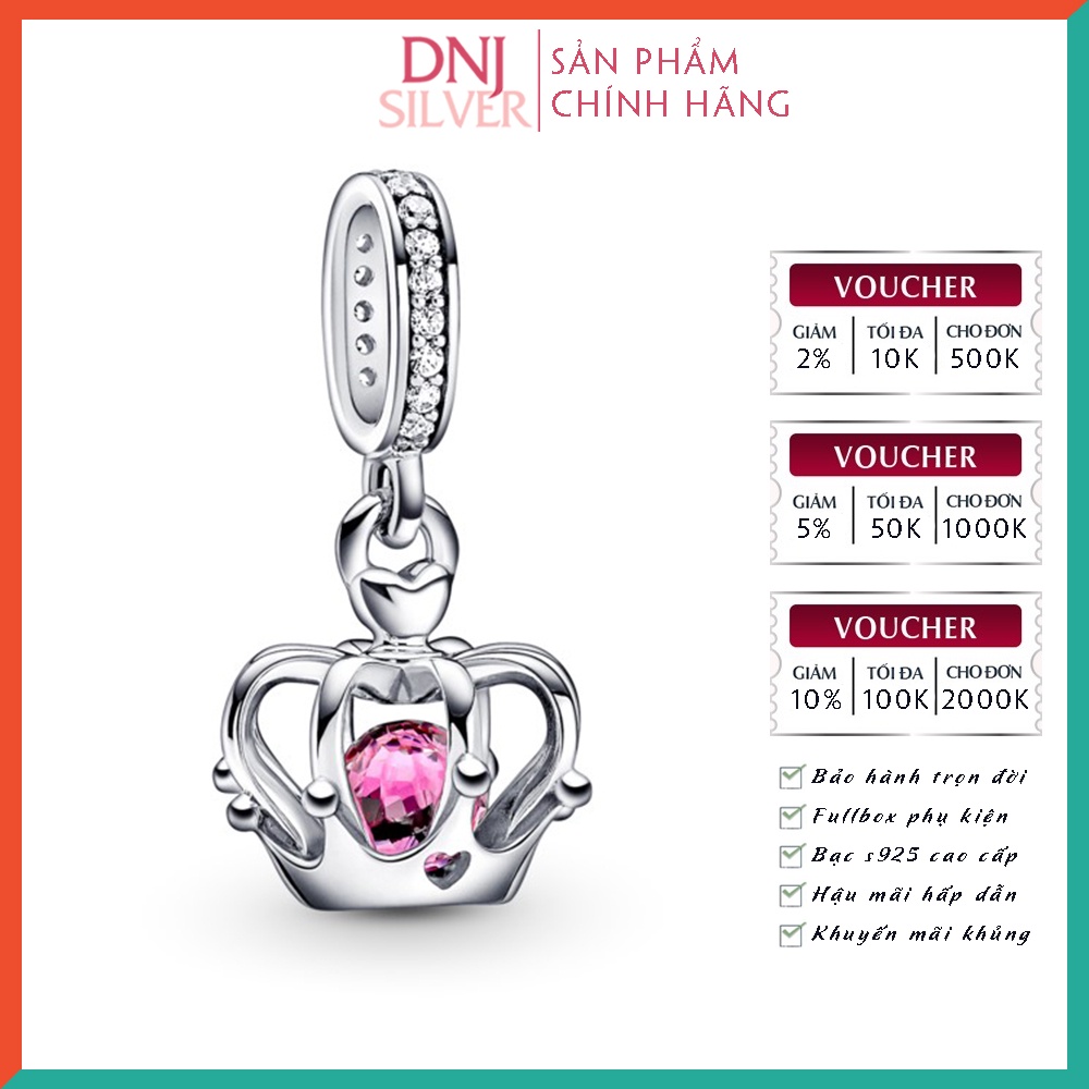 [Hàng cao cấp] Charm bạc 925 cao cấp, hàng chuẩn bạc - Charm Lake Baikal thích hợp để mix vòng tay charm - DN051