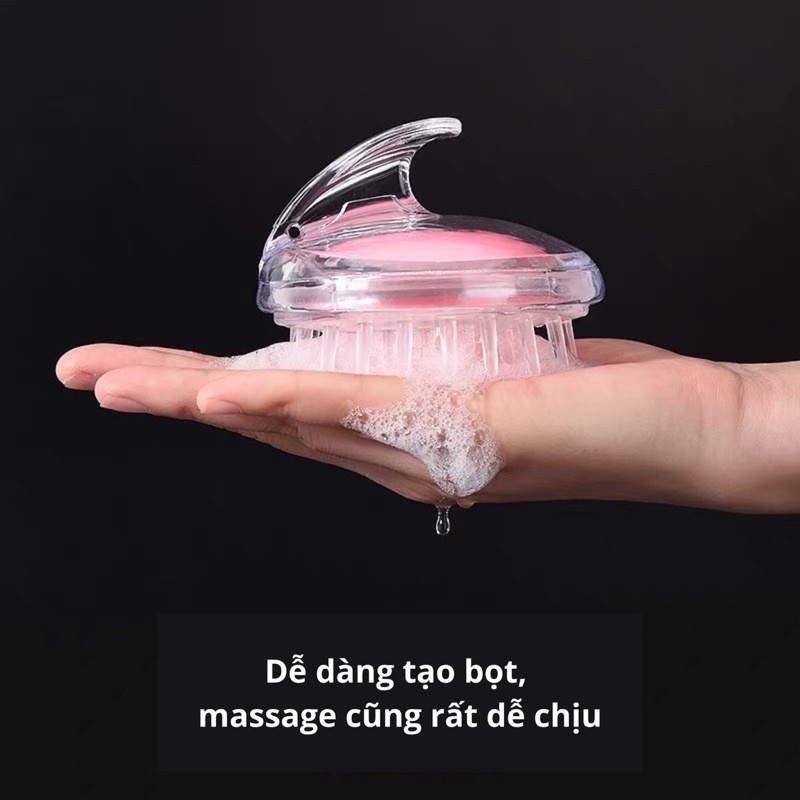 Lược Gội Đầu, Massage Đầu Thư Giãn Giúp Làm Sach Da Đầu, Tẩy Tế Bào Khi Gội Đầu, an toàn khi sử dụng