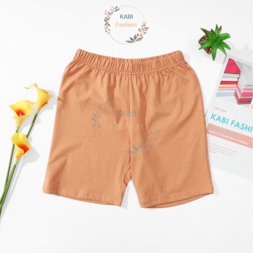 Quần đùi nữ KABI quần short legging ngắn dáng ôm thun cotton bốn chiều màu trơn hồng xám xanh đen | BigBuy360 - bigbuy360.vn