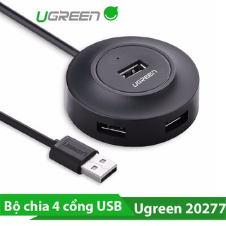 Bộ chia USB 4 Cổng 2.0 Ugreen 20277 Chính hãng