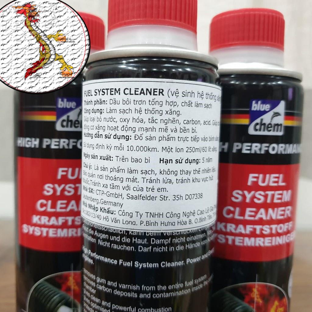 [PHỤ GIA XĂNG] Dung dịch vệ sinh buồng đốt kim phun,hệ thống nhiên liệu Bluechem Fuel System Cleaner 250ml đến từ Đức