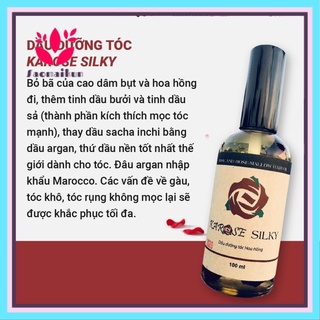 Dưỡng tóc hoa hồng Karose Silky