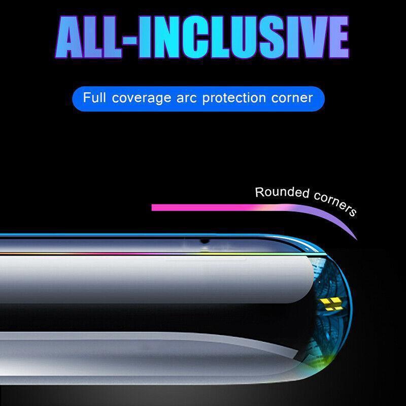 Kính cường lực cong HD trong suốt keo UV dính chắc dán tràn viền màn hình điện thoại cho Sony Xperia 5 1 Xz5 Xz4 Xz3