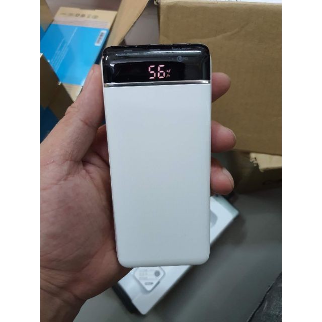 Pin Sạc Dự Phòng Remax RPP-107 10000Mah Sạc Nhanh QC 3.0, PD 18W 3 Cổng Sạc Vào, 2 Cổng Sạc Ra, Màn Hình Led