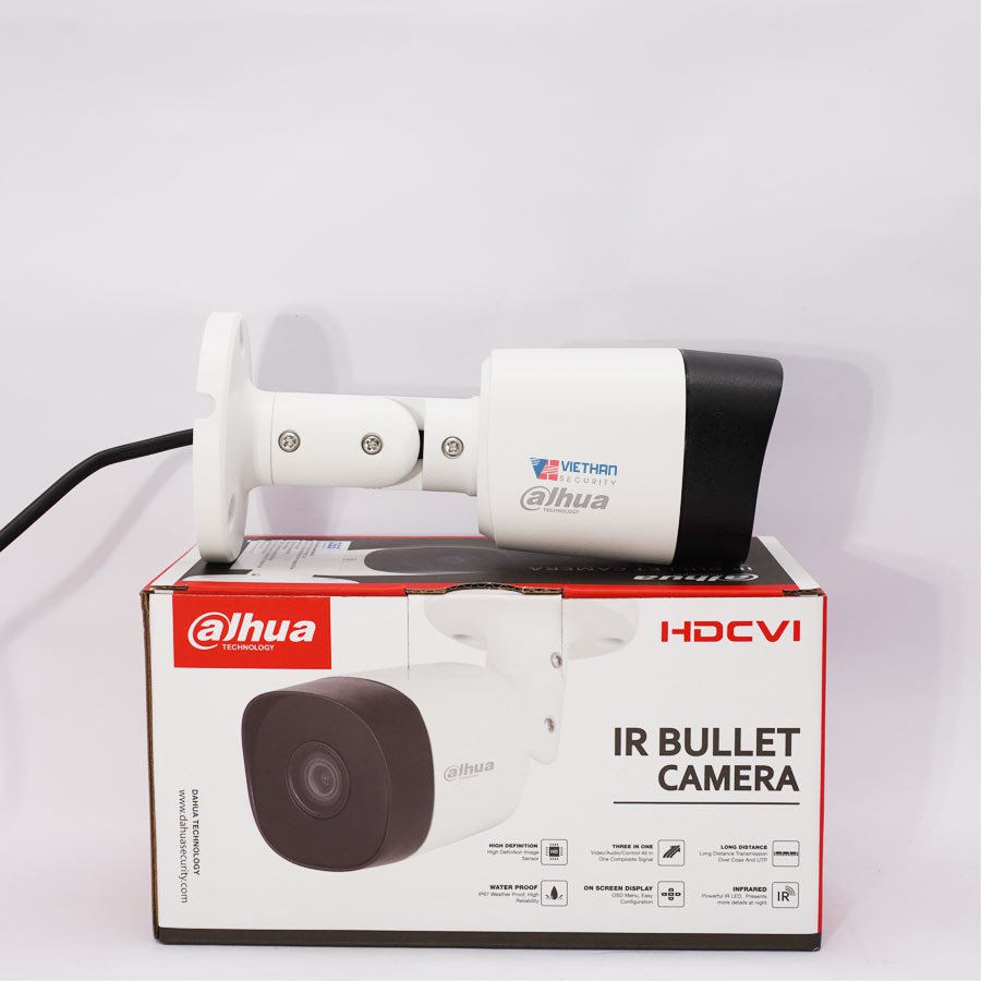 Camera HDCVI hồng ngoại 2.0 Megapixel DAHUA HAC-B2A21P - Hàng chính hãng