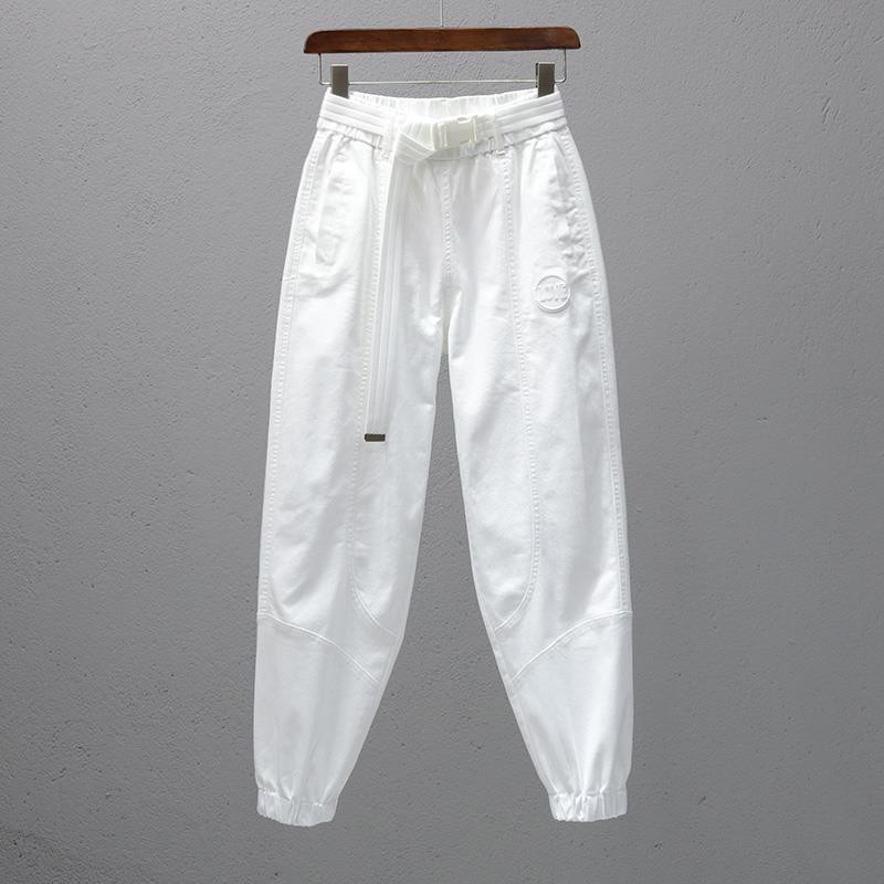Quần Cotton Trắng Ống Rộng Lưng Thun Thời Trang Xuân Hè 2021 Cho Nữ | BigBuy360 - bigbuy360.vn