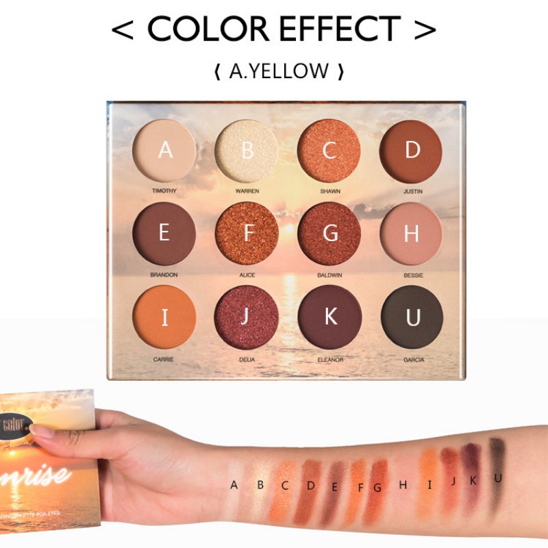 [COD] GUICAMI Phấn mắt 12 màu hãng nổi bật trẻ trung cho phái nữ California Girls Eye Makeup | BigBuy360 - bigbuy360.vn