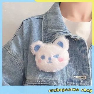 Huy hiệu cài áo hình chú gấu nhồi bông đáng yêu