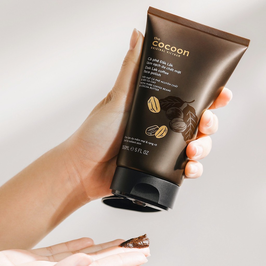 Tẩy Tế Bào Chết Mặt Cocoon Dak Lak Coffee Face Polish 150ml