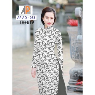 Vải áo dài hoa nhí aP