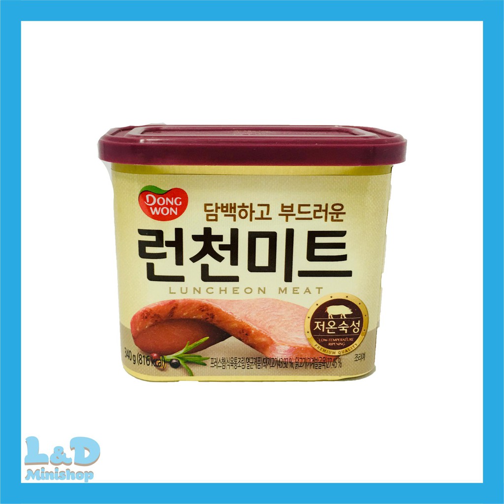 [Sẵn Siêu Rẻ]Thịt Hộp Dongwon 340GR