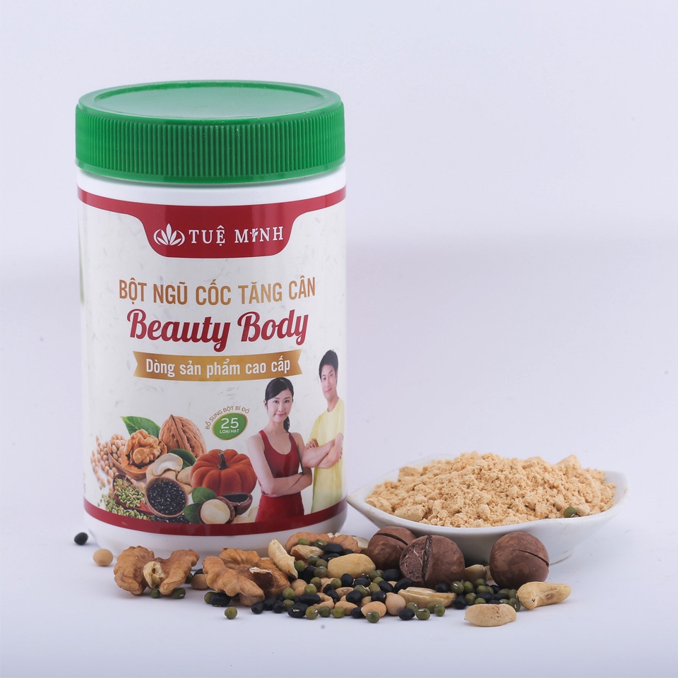 Ngũ cốc tăng cân Tuệ Minh Beauty Body, ngũ cốc tăng cân cho người gầy 500g