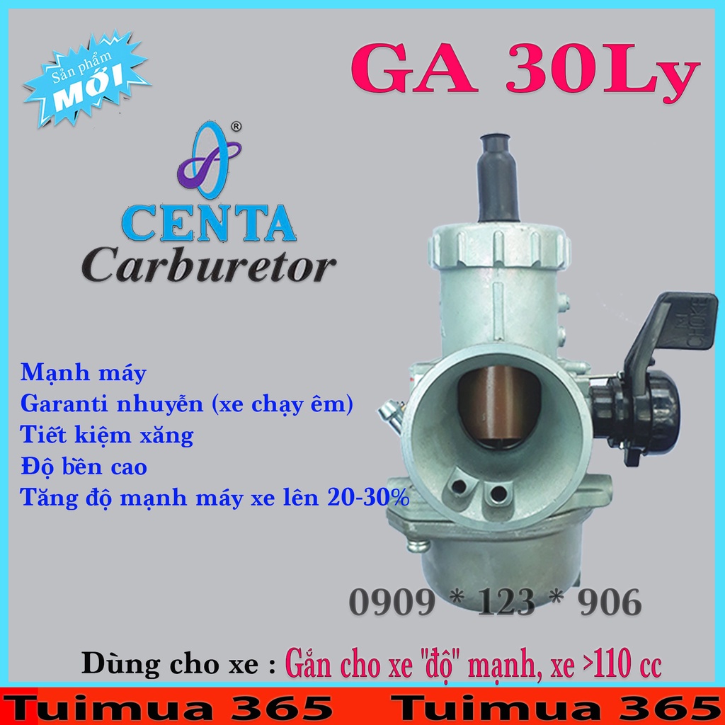 Bình xăng con Ga 30Ly chính hiệu Centa - Thành Đạt