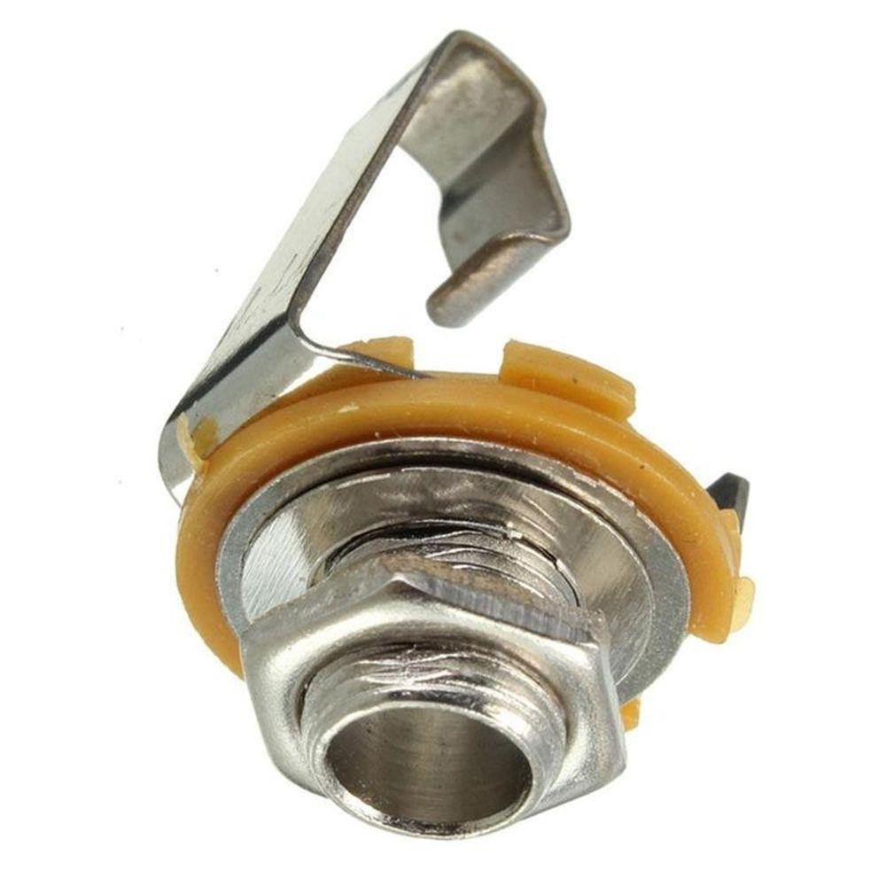 Set 10 Ổ Cắm Đầu Vào Micro 1 / 4 &quot;Dành Cho Bộ Khuếch Đại Âm Thanh Đàn Guitar Điện
