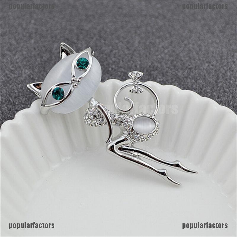 Ghim Cài Áo Hình Mèo Tinh Tế