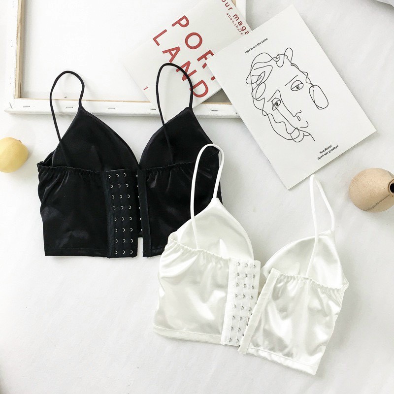 Áo Croptop 2 Dây Phi Bóng Sexy Quyến Rũ