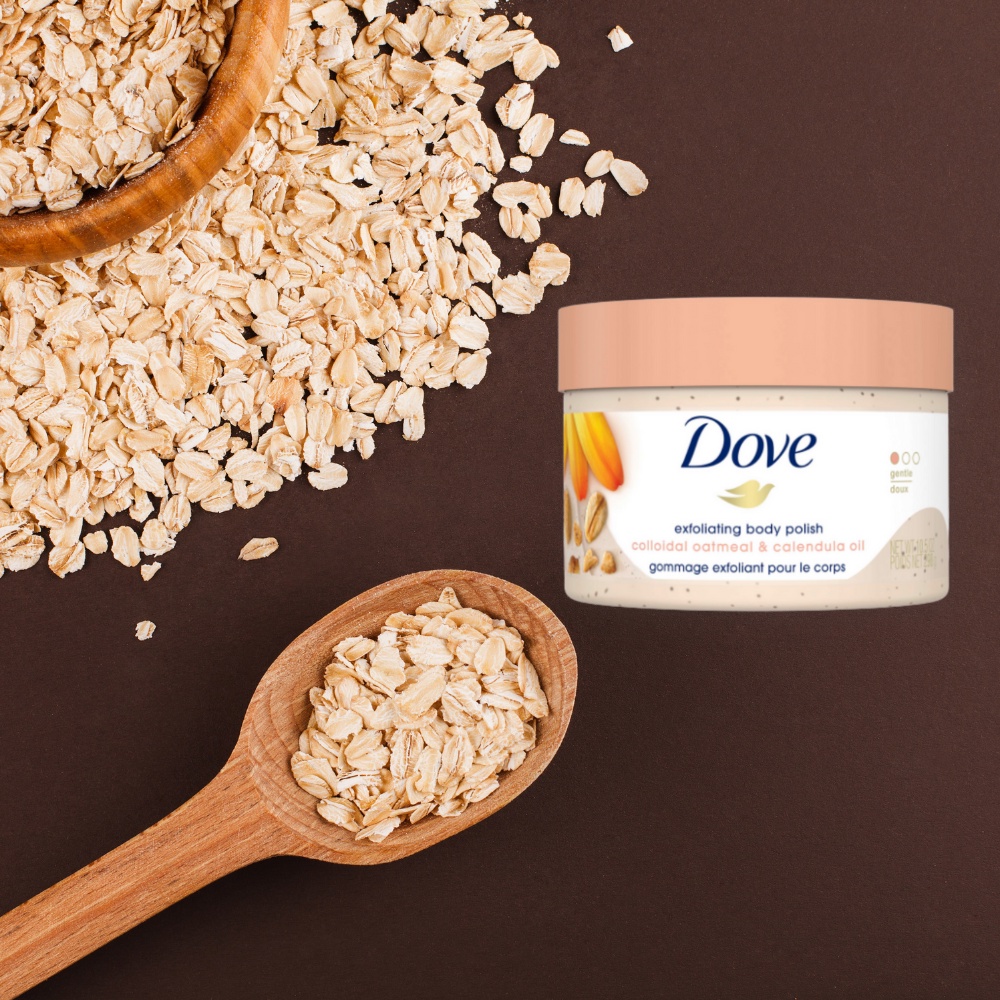 Tẩy Tế Bào Chết Dove Cho Làn Da Trắng Sáng Mịn Màng Lọ 289g