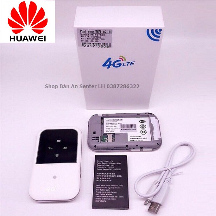 Bộ Phát Wifi 4G Huawei RS803 Dùng Sim 3G 4G 5G Tốc độ download 150Mbps, Pin 2400mah