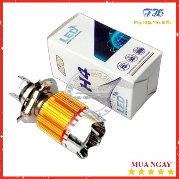 Đèn Led Xe Máy H4 3 Màu