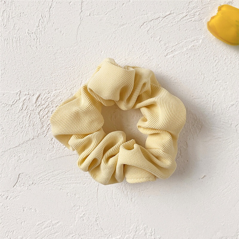 1 Chiếc Dây Buộc Tóc Tones Màu Vàng Màu Sắc Xinh Xắn Thời Trang Cho Nữ