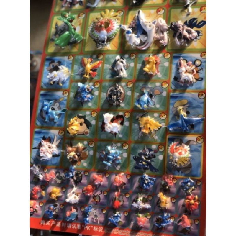 Vỉ trúng thưởng nhiều mẫu mô hình bìa to