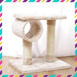 Cat Tree - Trụ Cào Móng Cho Mèo Cột Đôi - Mã DCCM191