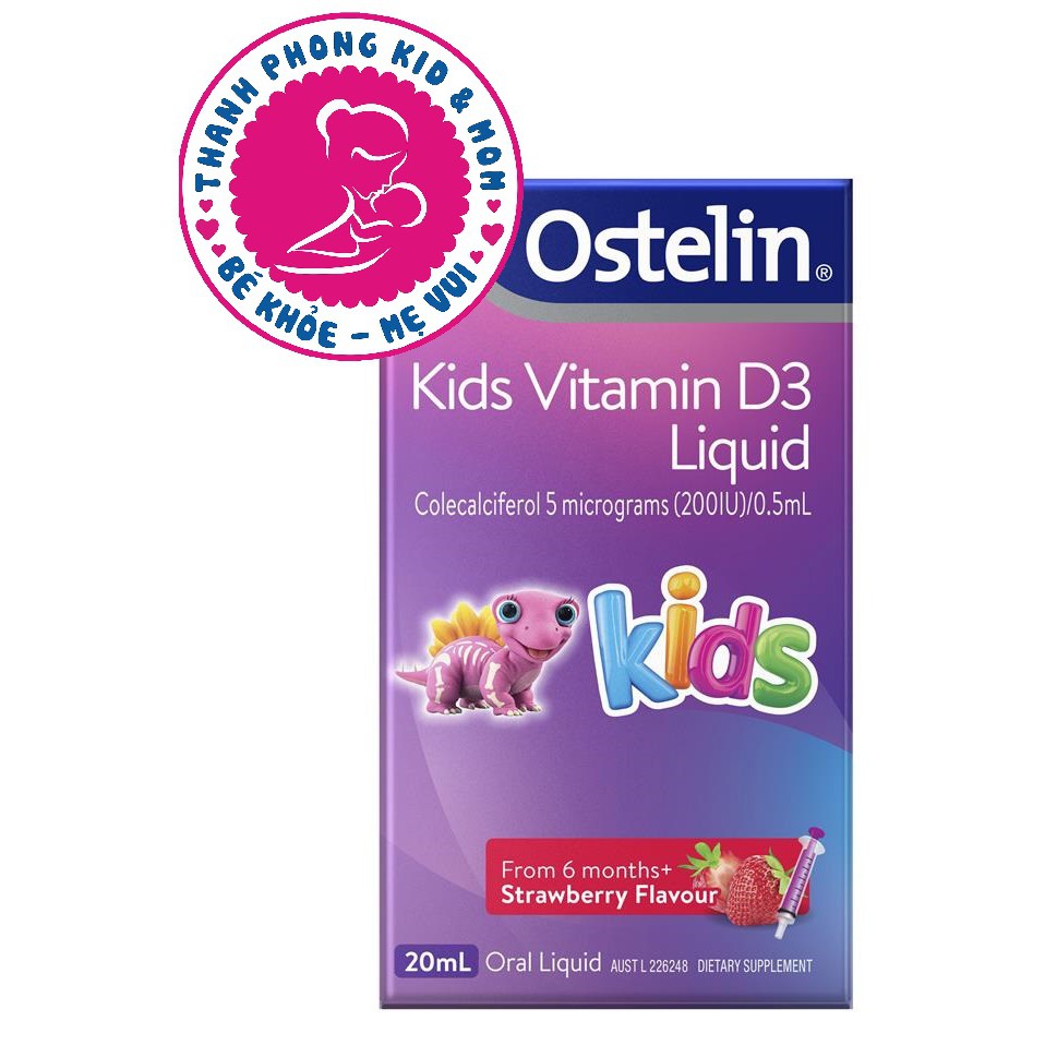 Vitamin D Ostelin Liquid Kids Dạng Nước Của Úc 20ml