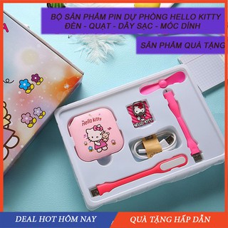 HỘP PIN DỰ PHÒNG - ĐỀN LED - QUAT MINI - DÂY SẠC - MÓC DÍNH