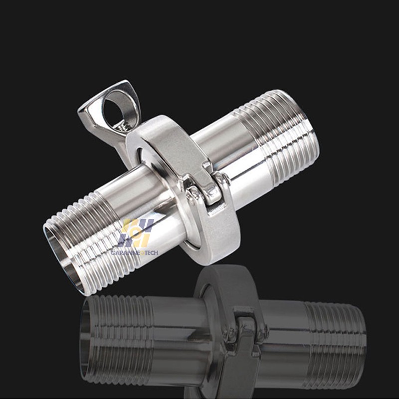 Cùm Nối Clamp Vi Sinh Và Ống Ren Ngoài Bằng Thép 304