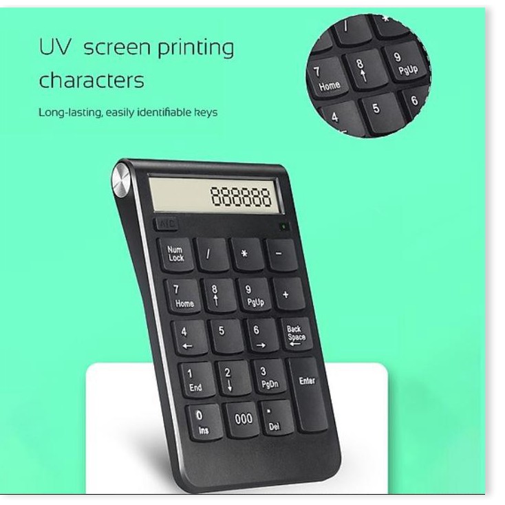 Máy tính Number Pad Wireless LCD Mac windows