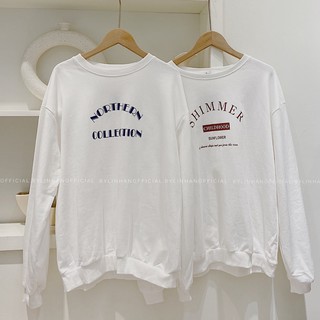 ÁO NỈ (sweater) TRẮNG (các mã,...)