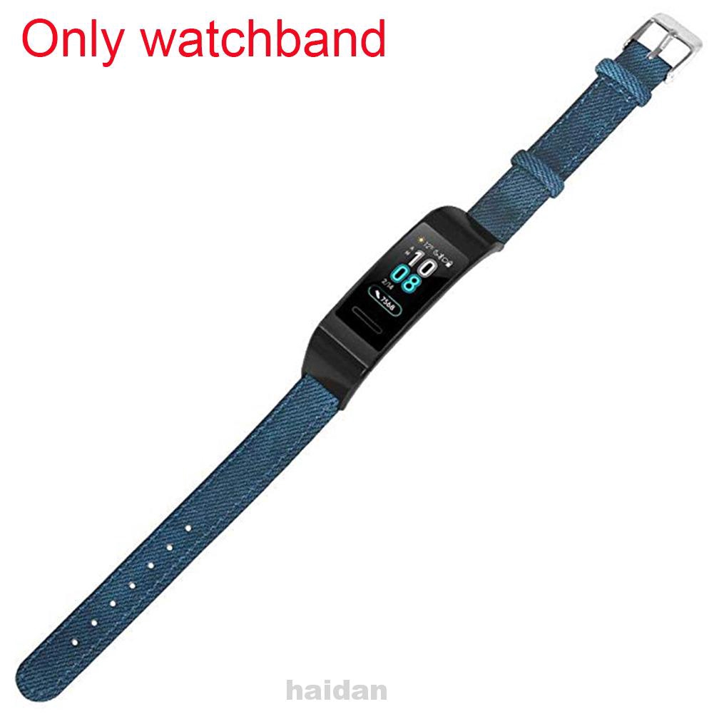 Dây Đeo Thay Thế Chất Liệu Da Phong Cách Vintage Cho Đồng Hồ Thông Minh Huawei Band 3 Pro