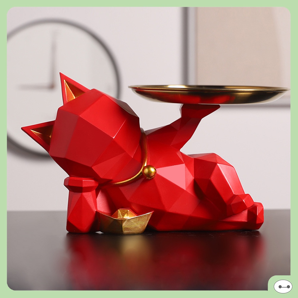 MÔ HÌNH DECORATE MÈO THẦN TÀI NÂNG ĐĨA HÀNG ĐẸP CHẤT LƯỢNG TỐT