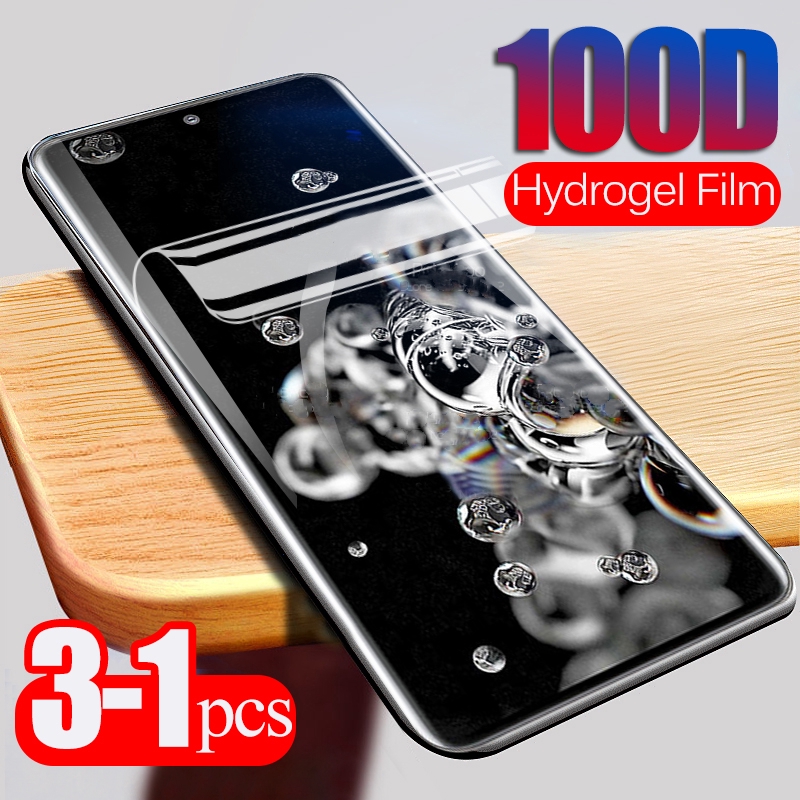 Set 3-1 miếng dán mềm cong 100D cho Samsung Galaxy Note 8 9 10 Plus S8 S9 Plus