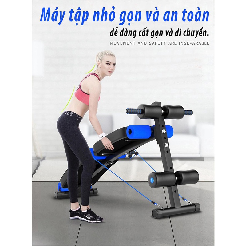 professionall.gym19-Ghế tập bụng cong muse màu có chốt gập 118 RED