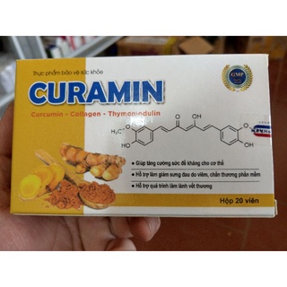 Viên nghệ Curamin làm lành vết thương, giảm sưng, mau lành chấn thương...
