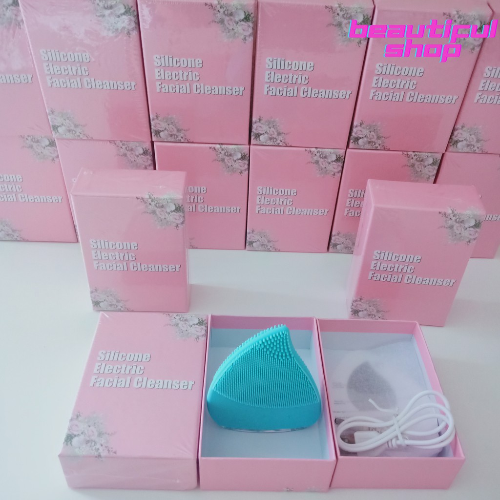 MÁY RỬA MẶT NỘI ĐỊA TRUNG SILICONE ELECTRIC FACIAL CLEANSER | BigBuy360 - bigbuy360.vn