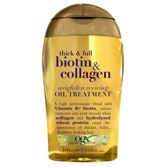 Tinh Dầu Dưỡng Tóc OGX Biotin Collagen 100ml