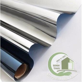 Giấy dán kính một chiều chống nhìn cho cửa - giấy decal dán kính phản quang - khổ 1m có sẵn keo | BigBuy360 - bigbuy360.vn