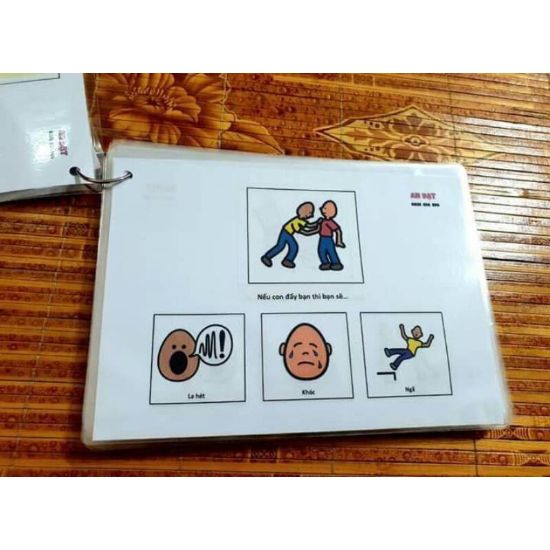 Học liệu hỗ trợ phát triển câu và giao tiếp cho bé