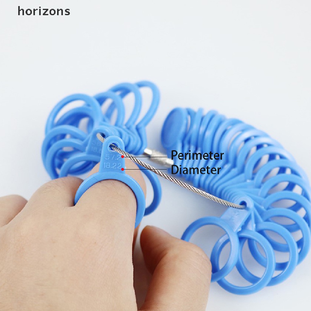[horizons] Bộ Dụng Cụ Đo Kích Thước Nhẫn Bằng Nhựa Tự Làm Trang Sức