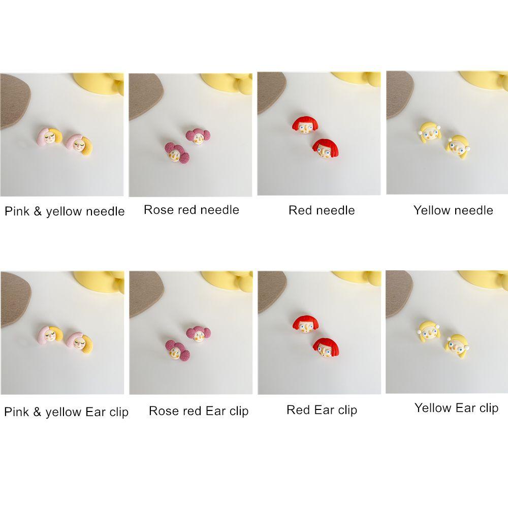 1 Khuyên Kẹp Tai Resin Họa Tiết Hoạt Hình Dễ Thương Thời Trang Dự Tiệc