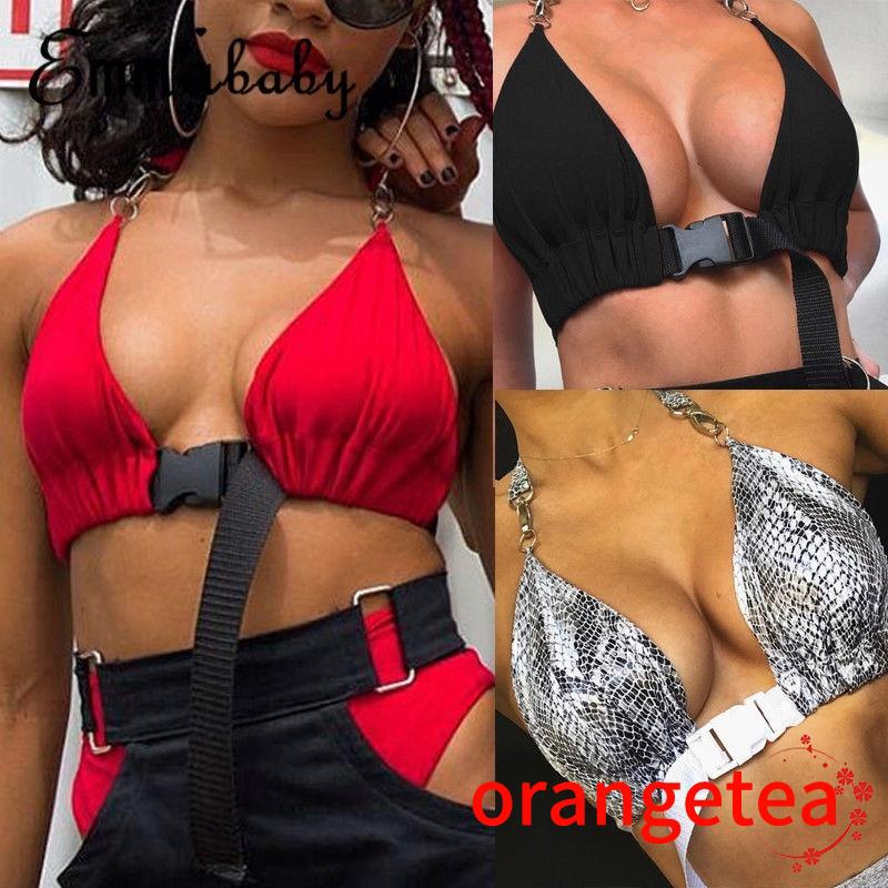 Áo crop top nữ không tay thời trang | BigBuy360 - bigbuy360.vn