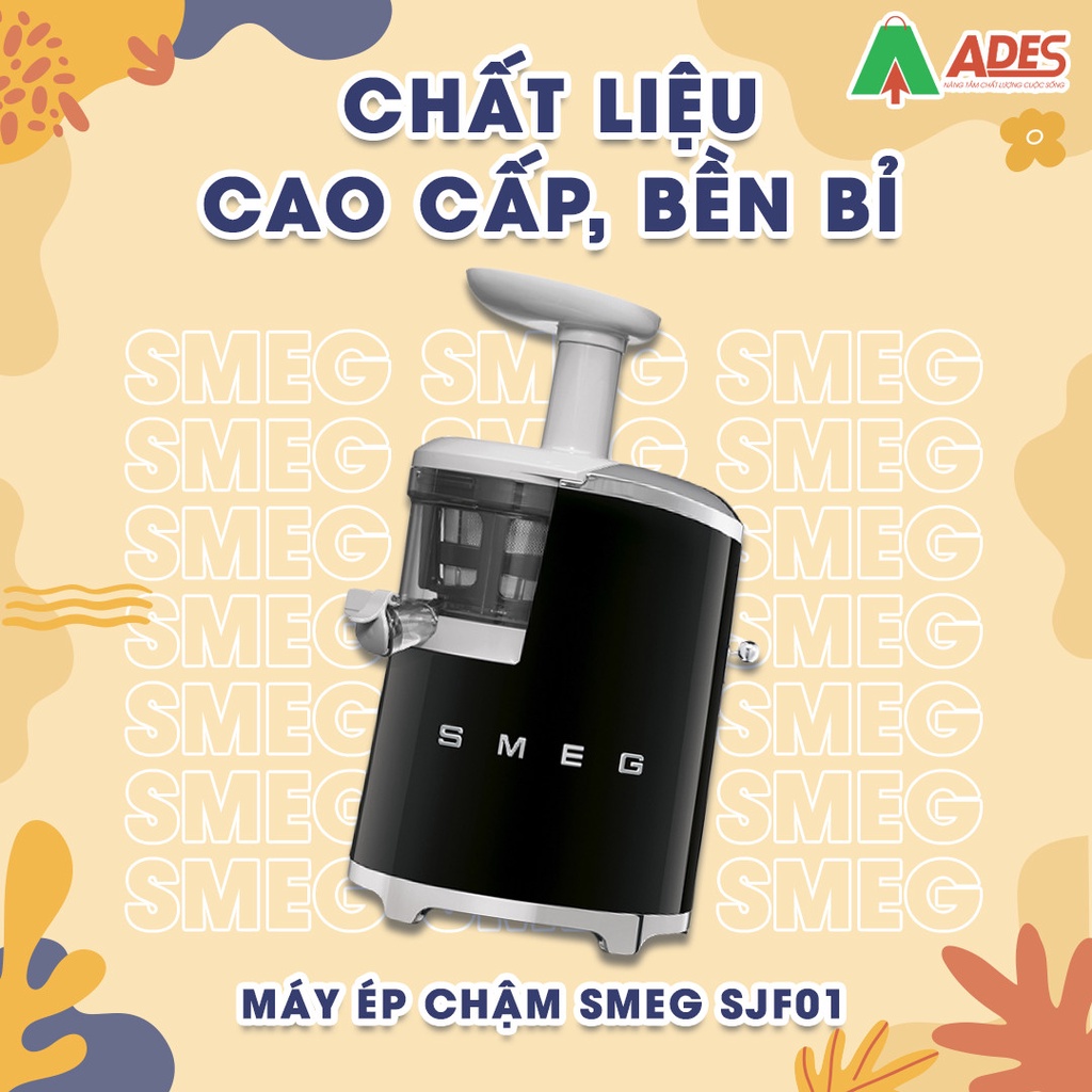 Máy Ép Chậm Smeg SJF01 - Bảo Hành Chính Hãng