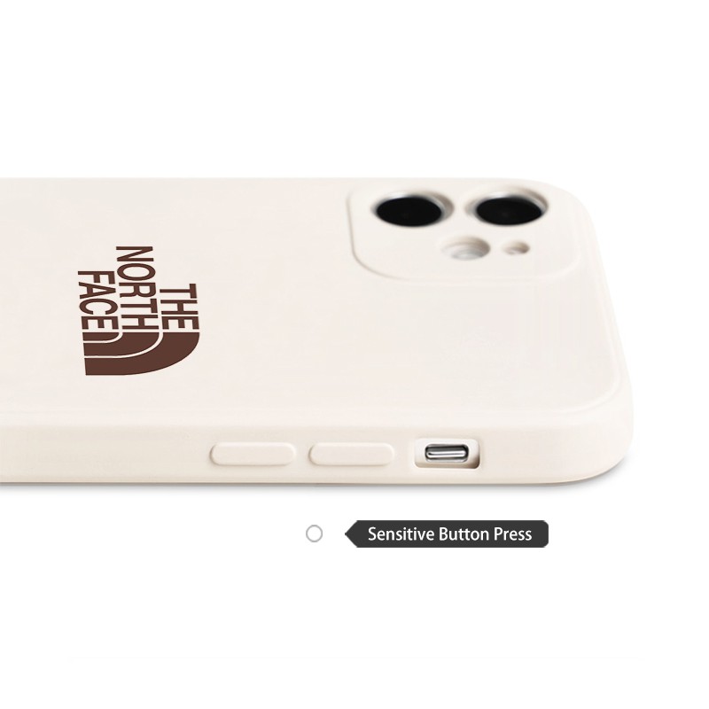 Silicone Ốp Điện Thoại Silicon Dẻo In Logo the north face Cho iphone 15 pro max 12 mini 14 pro max 11 13 pro x xs max xr 7 8 plus se2