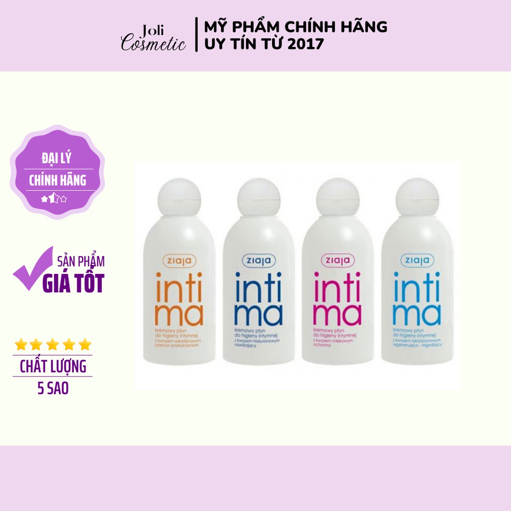 Dung dịch vệ sinh Intima Ziaja 200ml hàng Ba Lan - Chính Hãng - Joli Cosmetic