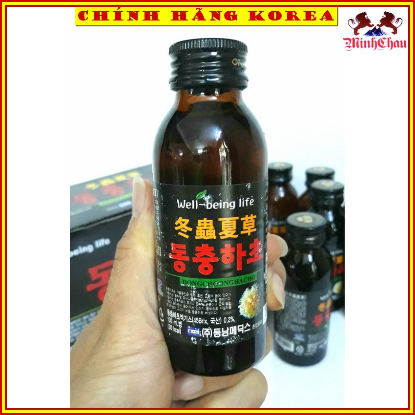 Nước Đông Trùng Hạ Thảo Hàn Quốc, Hộp 10 chai, minhchau