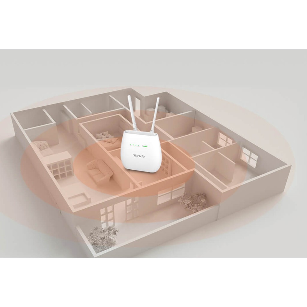 Bộ Phát Wifi 4G Có Cổng Lan Tenda 4G680 - Hàng Chính Hãng